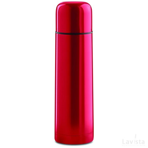 Dubbelwandige drinkfles 500ml Chan rood