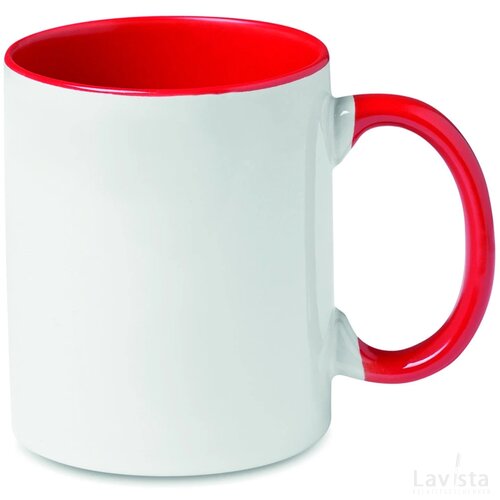 Gekleurde sublimatie mok Sublimcoly Rood