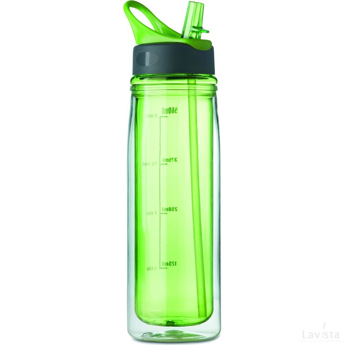 Drinkfles van tritan™ Double limoen