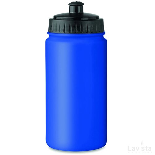 Kunststof drinkfles 500 ml Spot five royal blauw