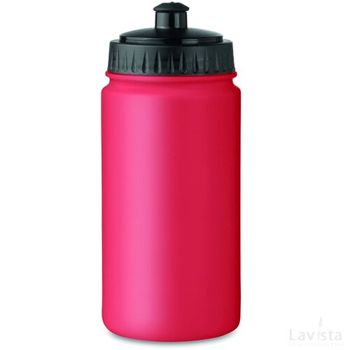 Kunststof drinkfles 500 ml Spot five rood