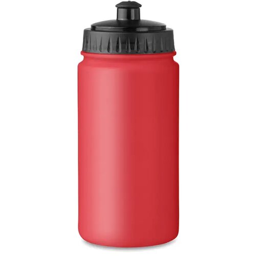 Kunststof drinkfles 500 ml Spot five rood