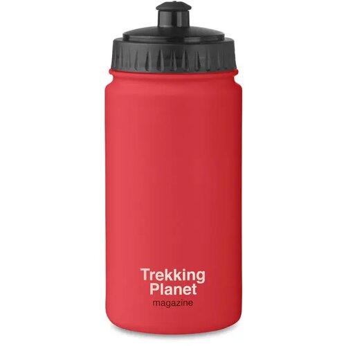 Kunststof drinkfles 500 ml Spot five rood