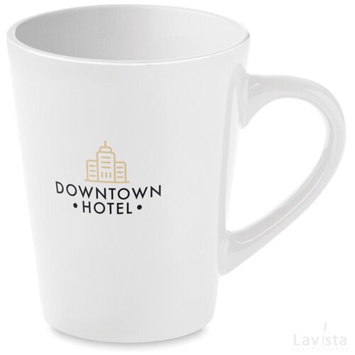 Keramische mok Taza Wit