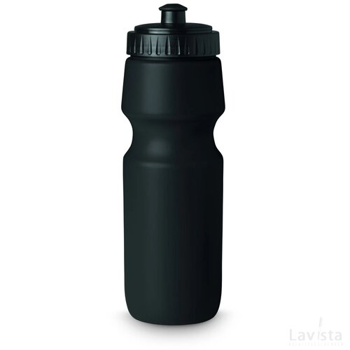 Kunststof bidon 700 ml Spot seven zwart