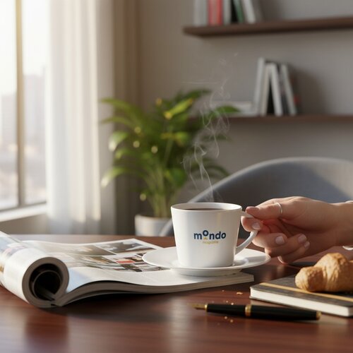 Cappuccino kop en schotel Paris Wit 160 ml