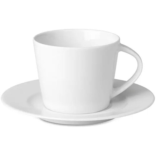 Cappuccino kop en schotel Paris Wit 160 ml