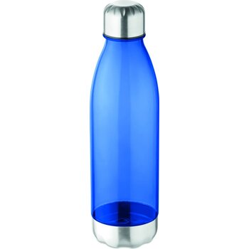 Drinkfles tritan™ 600 ml Aspen transparant blauw