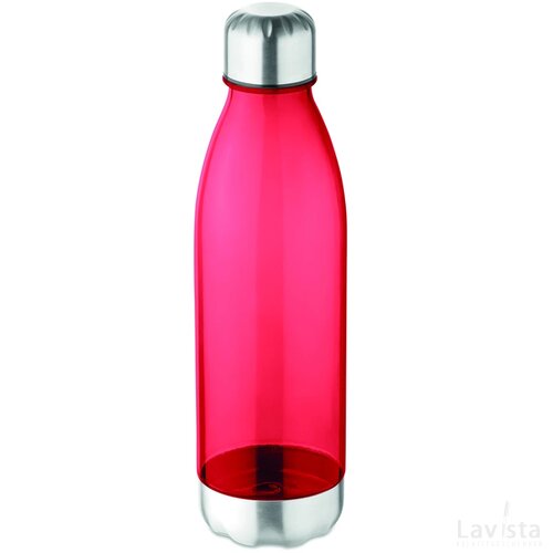 Drinkfles tritan™ 600 ml Aspen transparant rood