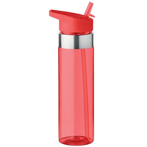 Tritan™ drinkfles 650 ml Sicilia transparant rood