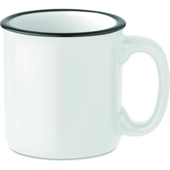 Keramische vintage mokken Wit