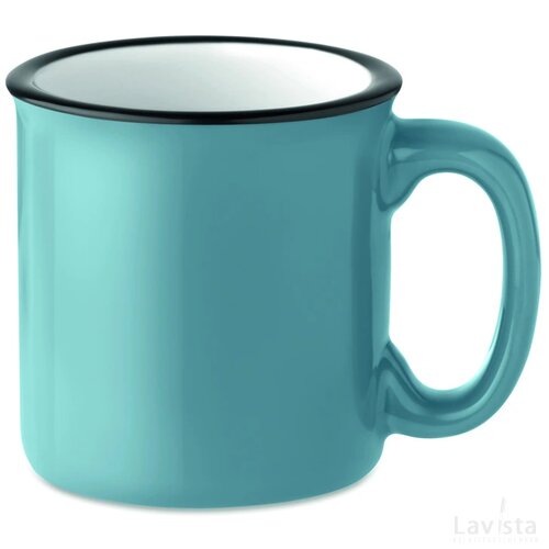 Keramische vintage mokken Blauw