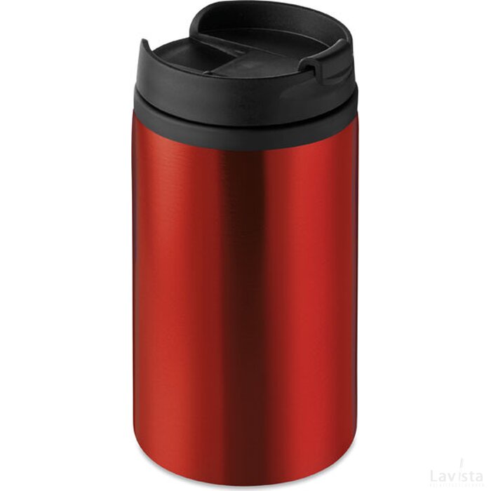 Dubbelwandige beker 250 ml Falun rood