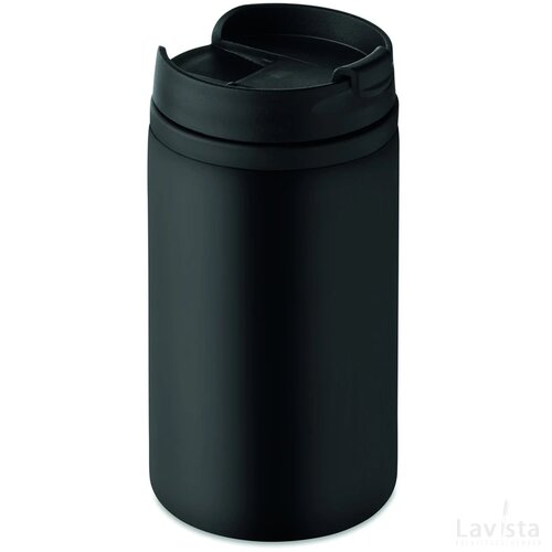 Dubbelwandige beker 250 ml Falun zwart