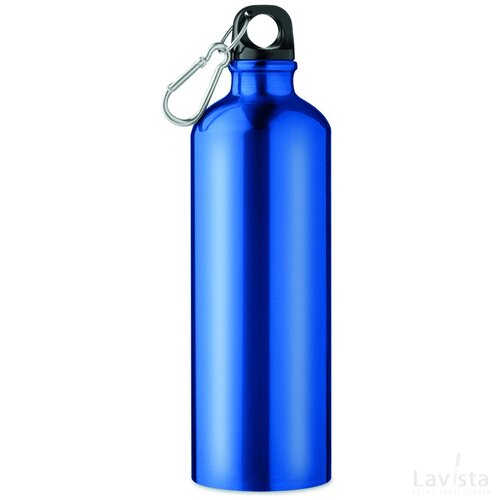 Aluminium fles 750 ml Big moss blauw