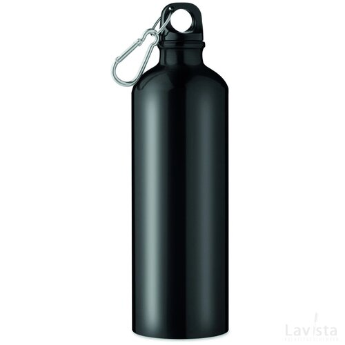 Aluminium fles 750 ml Big moss zwart