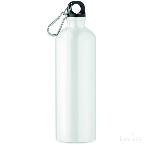 Aluminium fles 750 ml Big moss wit