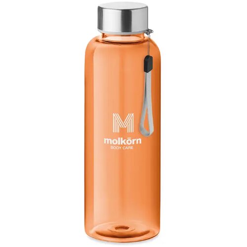 Drinkfles 500 ml Utah transparant oranje