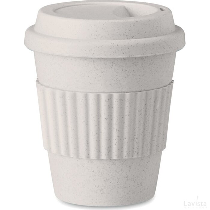 Beker bamboevezel Astorialux wit