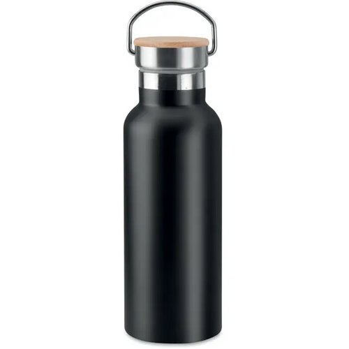 Dubbelwandige fles 500ml Helsinki zwart 500 ml