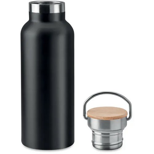 Dubbelwandige fles 500ml Helsinki zwart 500 ml