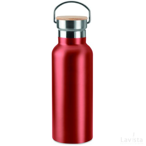 Dubbelwandige fles 500ml Helsinki rood