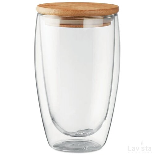 Dubbelwandig drinkglas 450ml Tirana large transparant