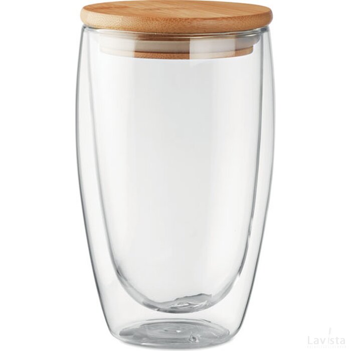 Dubbelwandig drinkglas 450ml Tirana large transparant