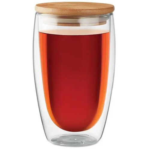 Dubbelwandig drinkglas 450ml Tirana large transparant 450 ml
