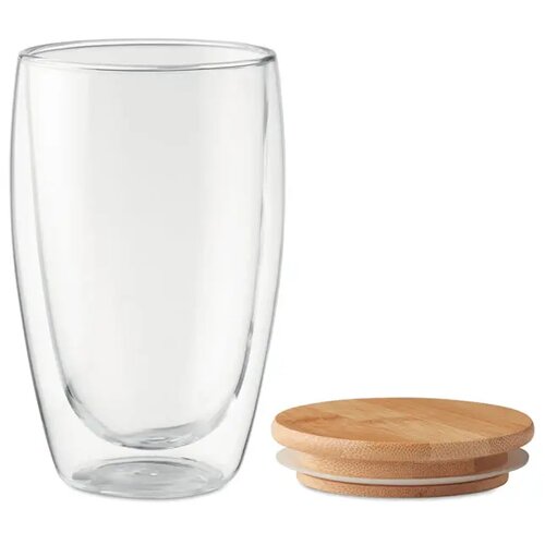 Dubbelwandig drinkglas 450ml Tirana large transparant 450 ml