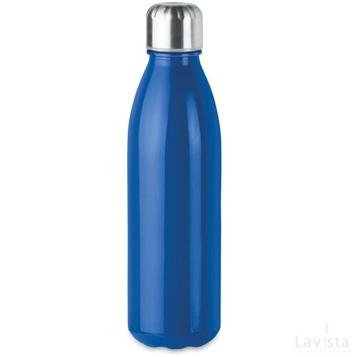 Glazen drinkfles Aspen glass royal blauw