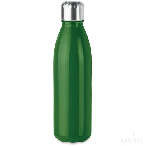 Glazen drinkfles Aspen glass groen