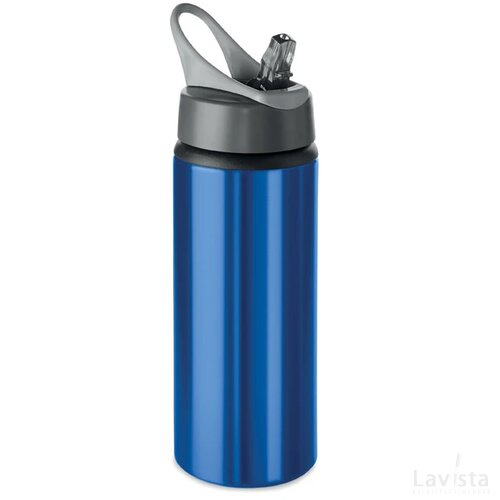 Aluminium drinkfles 600 ml Atlanta blauw
