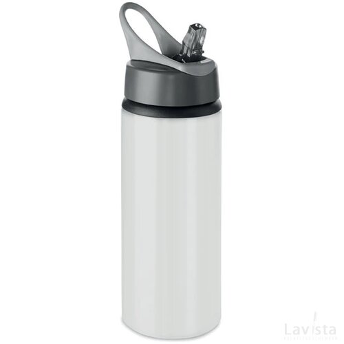 Aluminium drinkfles 600 ml Atlanta wit