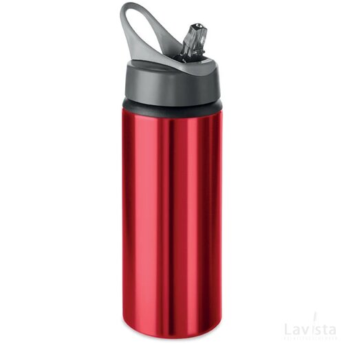Aluminium drinkfles 600 ml Atlanta rood