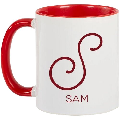 Harnet sublimatie mok (350 ml) Rood