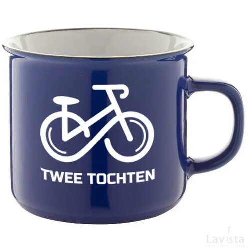 Woodstock Vintage Mok Blauw
