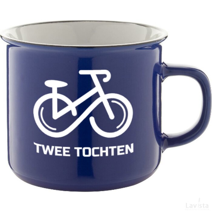 Woodstock Vintage Mok Blauw