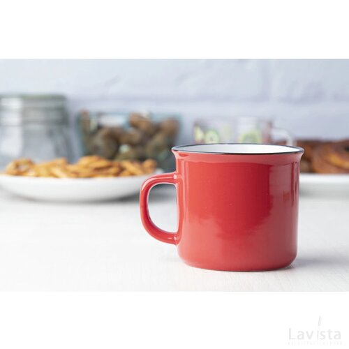 Woodstock Vintage Mok Rood
