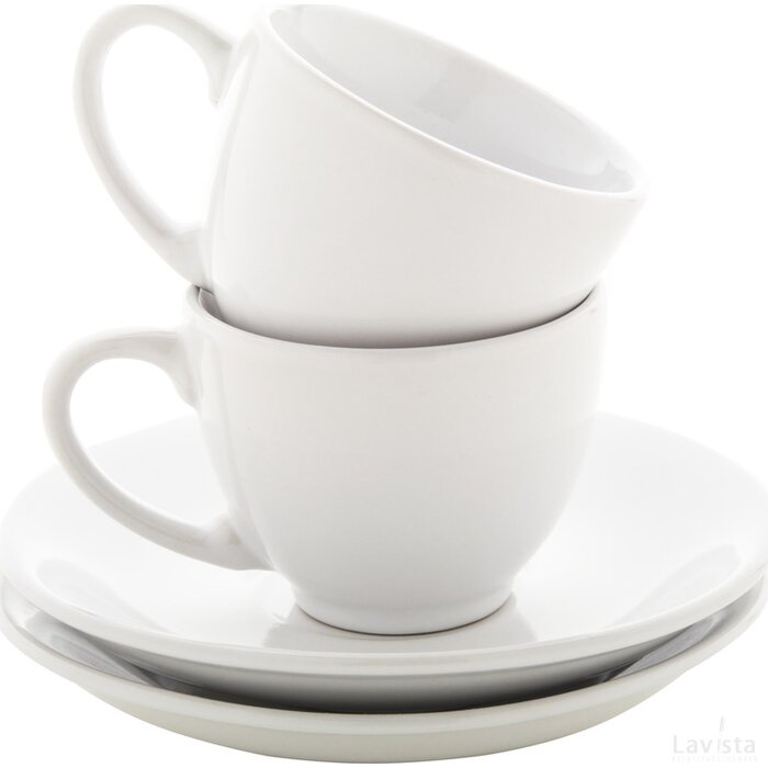 Mocca Espresso Set Wit