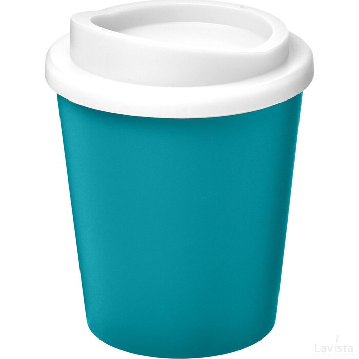Americano® espresso 250 ml geïsoleerde beker aqua blauw,Wit Aqua blauw, Wit