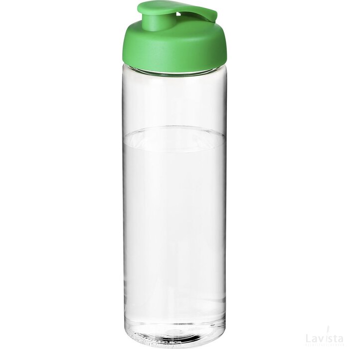 H2O Vibe 850 ml sportfles Transparant, Groen