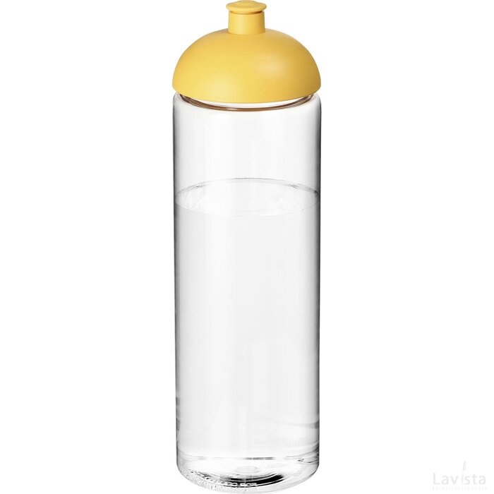H2O Vibe 850 ml sportfles Transparant, Geel Transparant/Geel