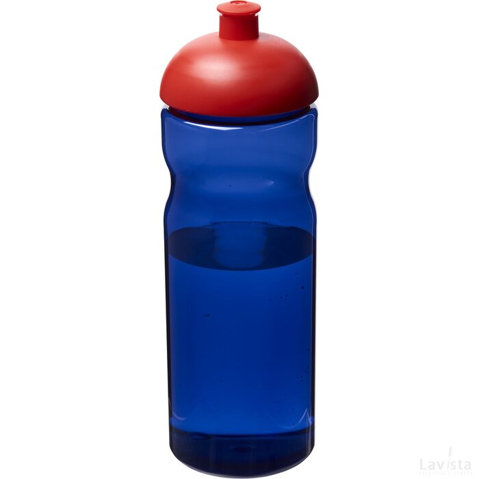 H2O Eco 650 ml sportfles met koepeldeksel koningsblauw,Rood Koningsblauw, Rood Koningsblauw/Rood