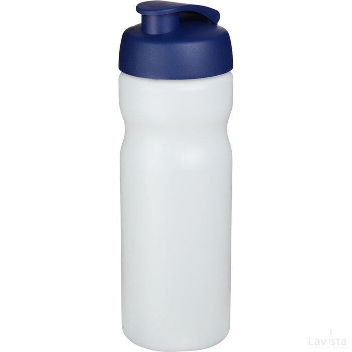 Enkelwandige sportfles met kanteldeksel | 650 ml Transparant, Blauw Transparant/Blauw