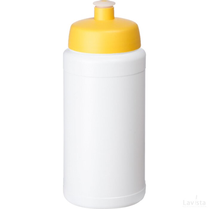 Baseline® Plus 500 ml drinkfles met sportdeksel Wit,geel Wit, Geel Wit/Geel