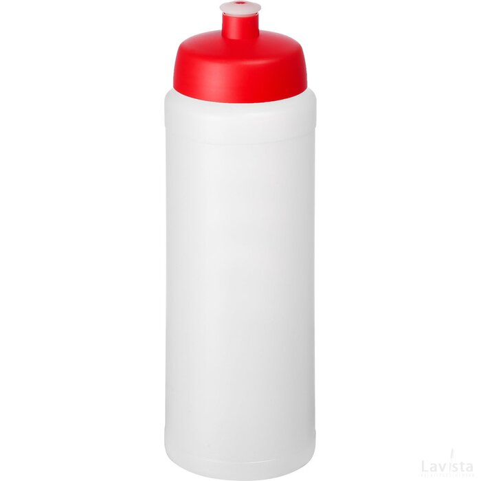 Baseline® Plus grip 750 ml sportfles Rood Transparant, Rood Transparant/Rood