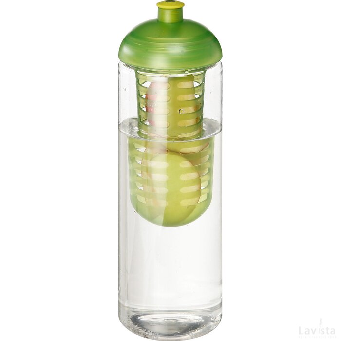 H2O Vibe 850 ml drinkfles infuser Lime Transparant, Lime