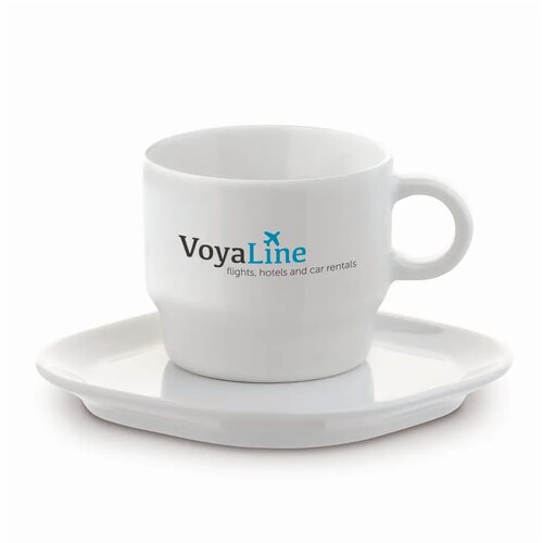 Kop & schotel vierkant Satellite 180 ml