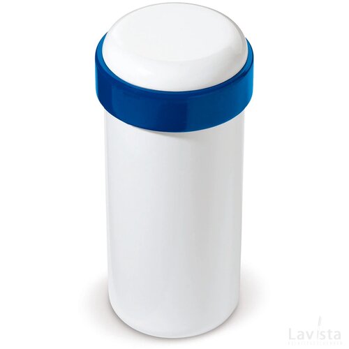 Drinkbeker Fresh 360ml wit / blauw